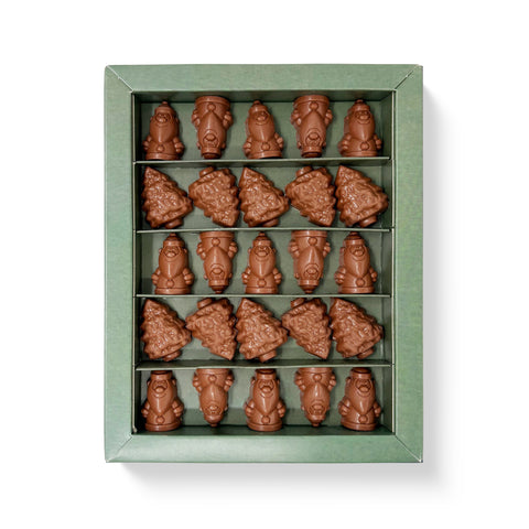 Colección Vintage de Navidad - Pinos y Papás Noel