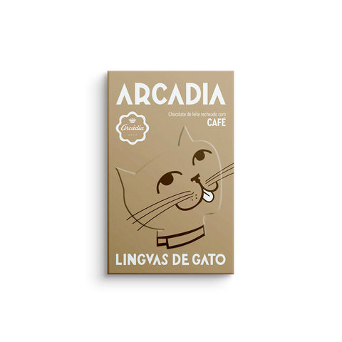 Línguas de Gato Recheadas -  Café