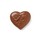 Coração Chocolate de Leite com Flor
