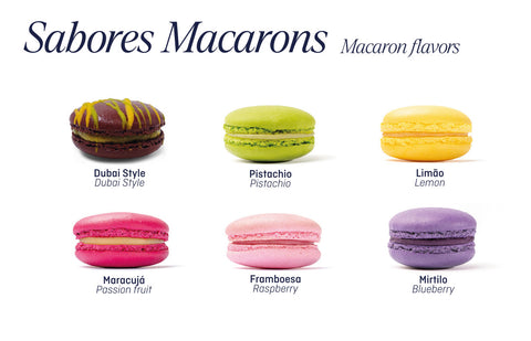 Caixa Macarons Tropical - 6 unidades