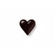 Coração Chocolate Negro